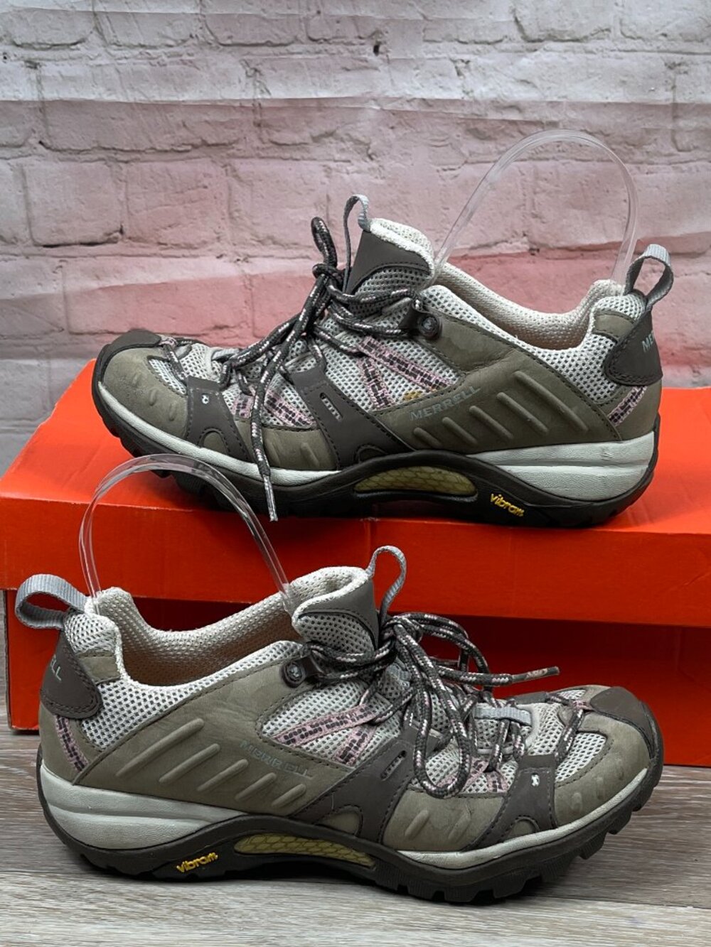 Merrell Women's Siren Sport Elephant/Pink Hiking Shoe | Style J13888 SIZE 7